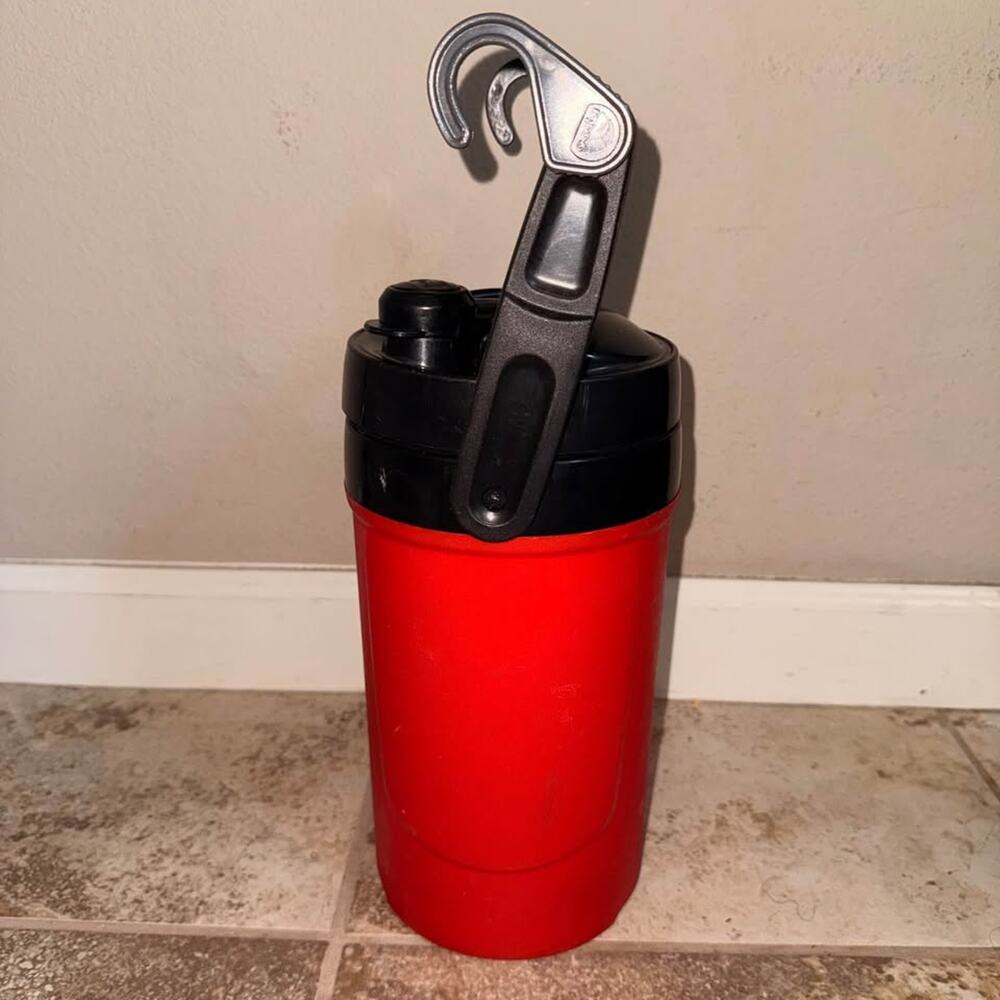 64 oz Insulated Sports Water Jug Red/Black